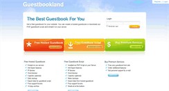 Desktop Screenshot of guestbookland.com